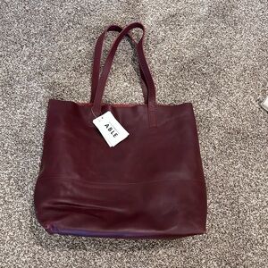 Able Leather Tote Bag